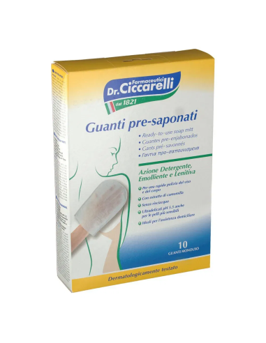CICCARELLI GUANTO PRESAPONATO 10 PEZZI
