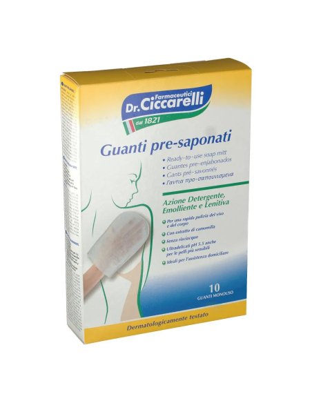 CICCARELLI GUANTO PRESAPONATO 10 PEZZI