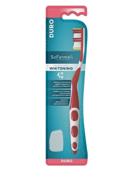 SPAZZOLINO WHITE SETOLE DURE SOFARMAPIU'