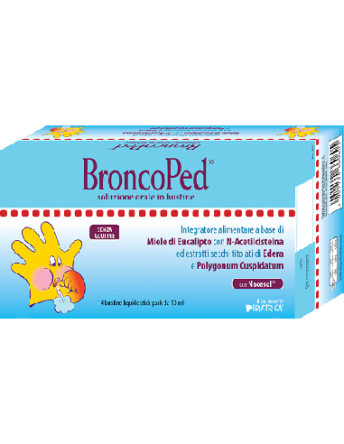 BRONCOPED SOLUZIONE ORALE 14 BUSTINE STICK PACK DA 10 ML