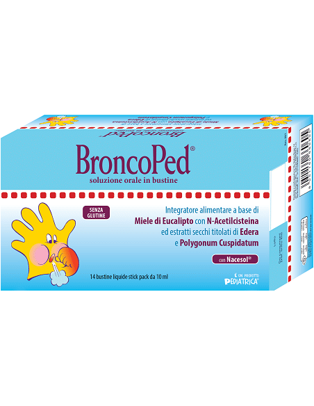 BRONCOPED SOLUZIONE ORALE 14 BUSTINE STICK PACK DA 10 ML