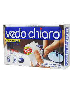 VEDOCHIARO OCCHIALI 16 SALVIETTE UMIDIFICATE