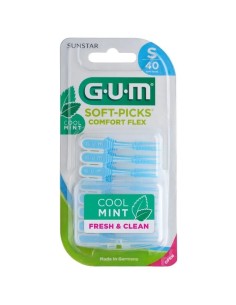 GUM SOFT PICK COMFORT FLEX COOL MINT SMALL SCOVOLINI 40 PEZZI