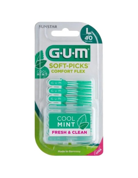 GUM SOFT PICK COMFORT FLEX COOL MINT LARGE SCOVOLINI 40 PEZZI