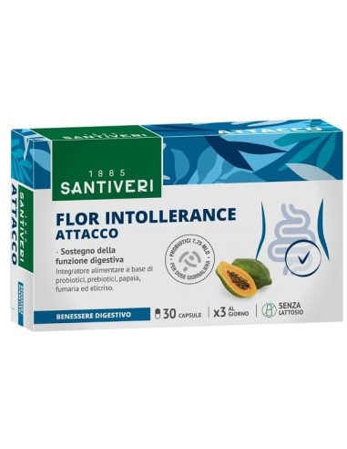 FLOR INTOLLERANCE ATTACCO 30 CAPSULE