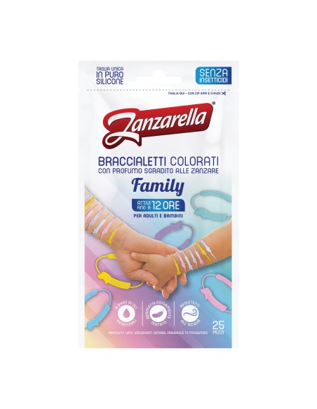ZANZARELLA BRACCIALETTI FAMILY 25 PEZZI