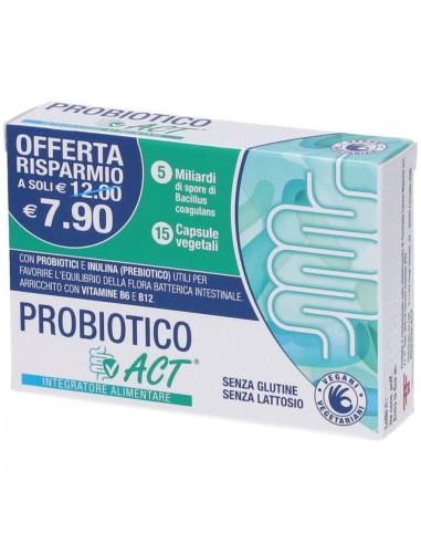 PROBIOTICO ACT 15 CAPSULE VEGETALI