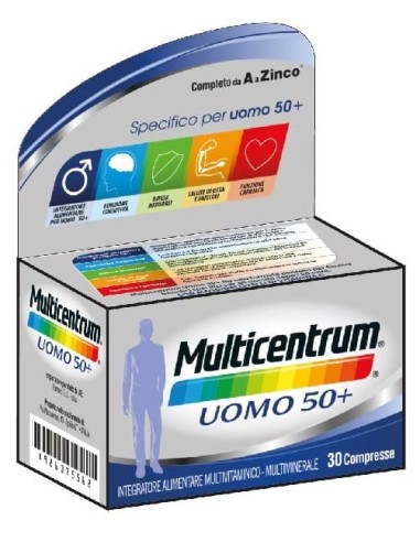 FARMED MULTICENTRUM UOMO 50+ 30 COMPRESSE