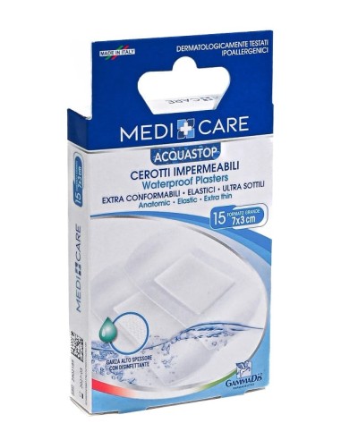 CEROTTO MEDICARE ANTIACQUA GRANDI 15 PEZZI