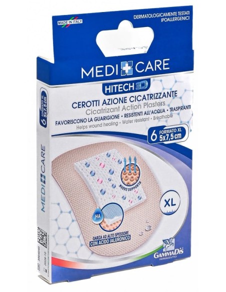 CEROTTO MEDICARE CICATRIZZANTI 7,5X5 6 PEZZI
