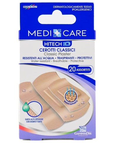 CEROTTO MEDICARE CLASSICI 3D ASSORTITI 20 PEZZI