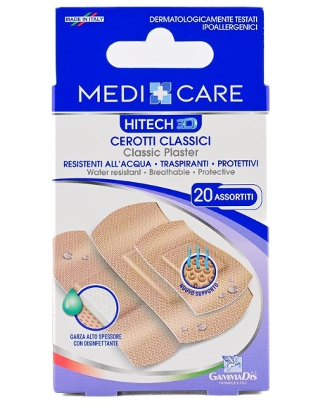 CEROTTO MEDICARE CLASSICI 3D ASSORTITI 20 PEZZI