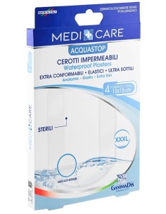 CEROTTO MEDICARE PU STERILI 10X15 4 PEZZI