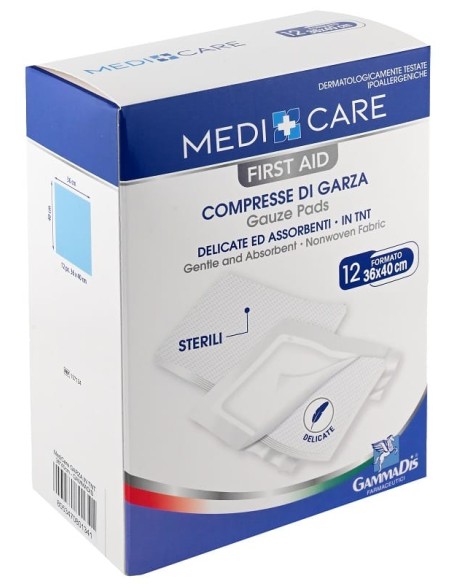 GARZA MEDICARE TNT 36X40 CM 12 PEZZI
