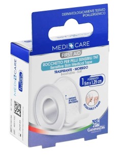 CEROTTO IN ROCCHETTO MEDICARE TNT BIANCO 500X1,25 CM