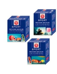 TAPPO AURICOLARE IN SILICONE PIC SPORT PER ADULTI 2 PEZZI