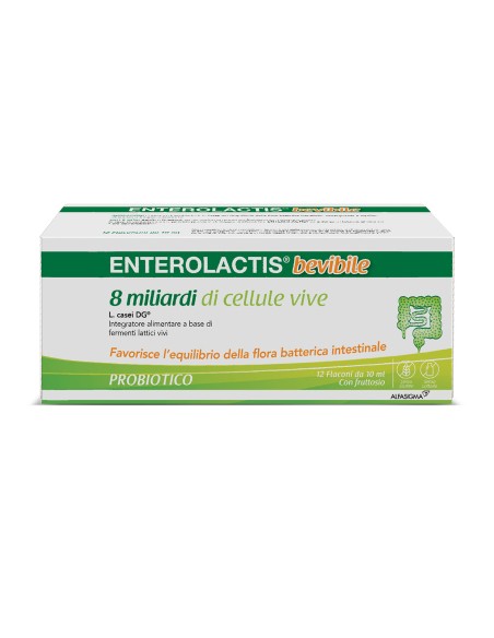 ENTEROLACTIS BEVIBILE 12 FLACONCINI X 10 ML