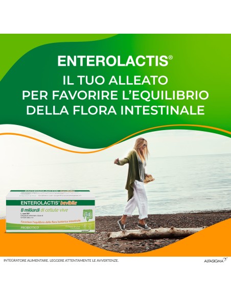 ENTEROLACTIS BEVIBILE 12 FLACONCINI X 10 ML