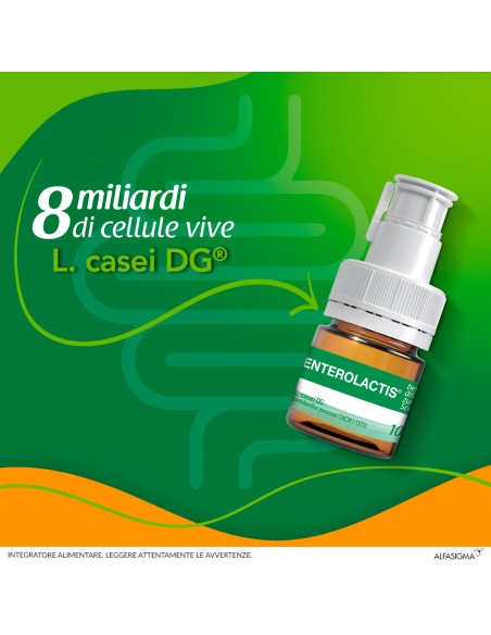 ENTEROLACTIS BEVIBILE 12 FLACONCINI X 10 ML