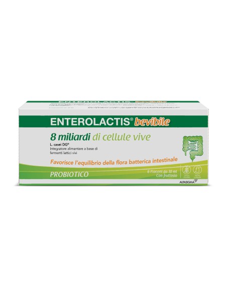 ENTEROLACTIS BEVIBILE 6 FLACONCINI X 10 ML