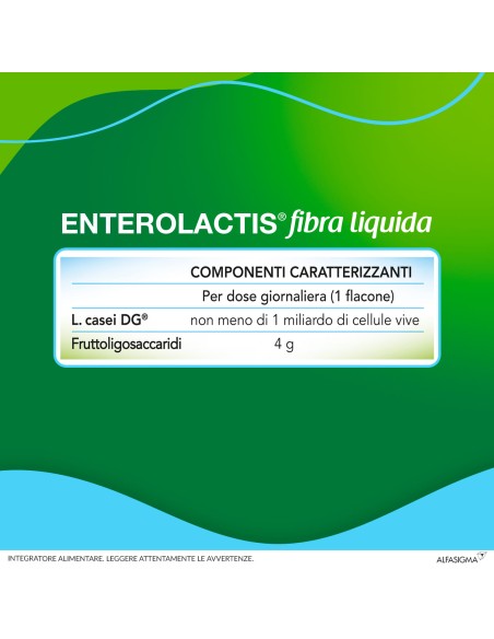 ENTEROLACTIS FIBRA LIQUIDA 12 FLACONCINI DA 10 ML
