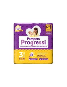 PAMPERS PROGRESSI MIDI 27 PEZZI