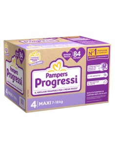 PAMPERS QUADRI PROGRESSI MAXI 84 PEZZI