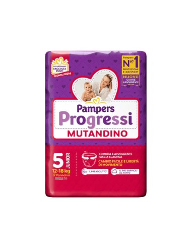 PAMPERS PROGRESSI MUTANDINA JUNIOR 17 PEZZI