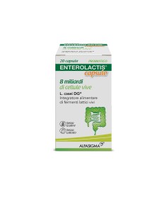 ENTEROLACTIS 20 CAPSULE 8 MILIARDI DI CELLULE VIVE