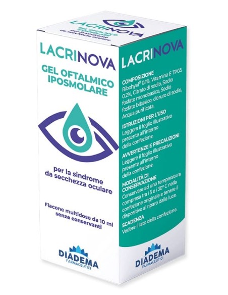 LACRINOVA GEL OFTALMICO IPOSMOLARE TB 10 ML