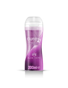 DUREX MASSAGE 2 IN 1 GEL MASSAGGIO CORPO E LUBRIFICANTE ALOE VERA 200 ML