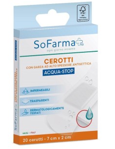 CEROTTO ACQUASTOP 7X2 CM 20 PEZZI SOFARMAPIU'