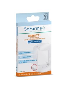 CEROTTO ACQUASTOP 10X7,5 CM 5 PEZZI SOFARMAPIU'