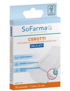 CEROTTO DELICATO 7X3 CM 20 PEZZI SOFARMAPIU'