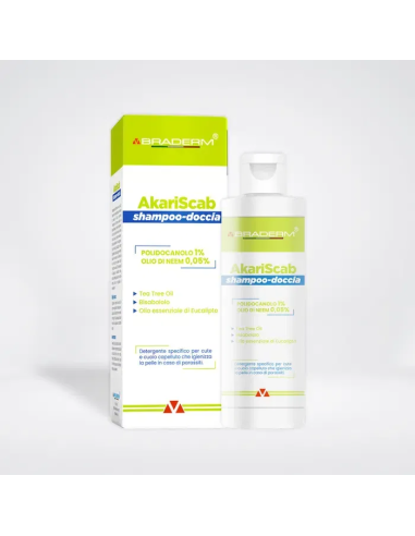 AKARISCAB SHAMPOO DOCCIA 150 ML BRADERM