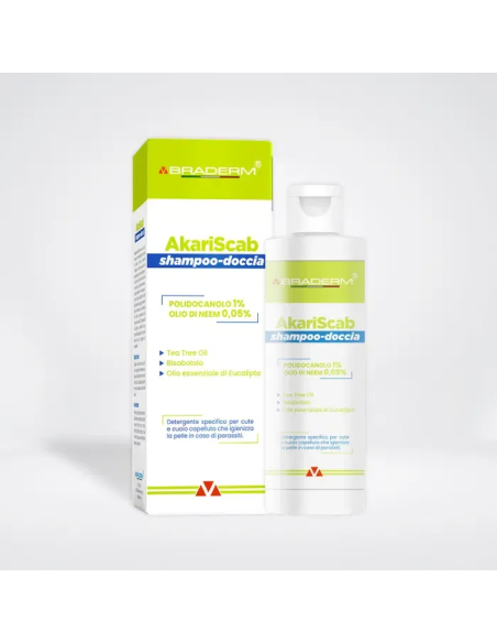 AKARISCAB SHAMPOO DOCCIA 150 ML BRADERM