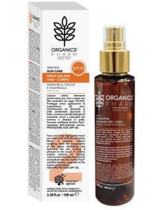 ORGANICS PHARM SUN CARE SPRAY SOLARE VISO-CORPO SPF30 100 ML