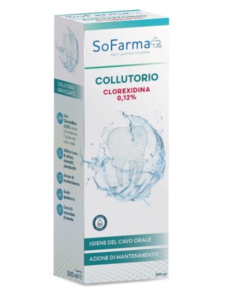 COLLUTORIO CLOREXIDINA 0,12% 200 ML SOFARMAPIU'