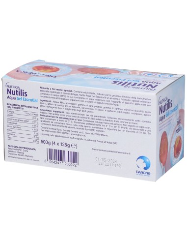 NUTILIS AQUA GEL PESCA 4 PEZZI DA 125 G