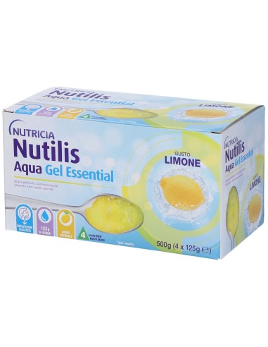 NUTILIS AQUA GEL LIMONE 4 PEZZI DA 125 G