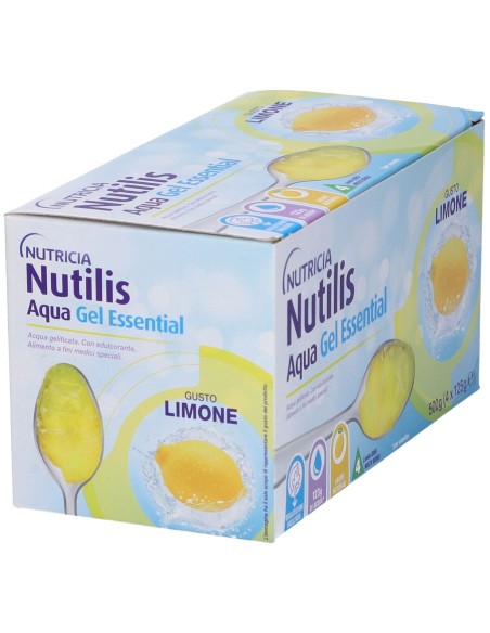 NUTILIS AQUA GEL LIMONE 4 PEZZI DA 125 G