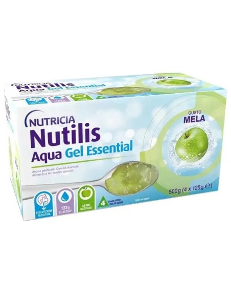 NUTILIS AQUA GEL MELA 4 PEZZI DA 125 G