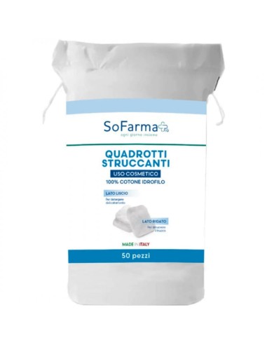 QUADROTTI STRUCCANTI 50 PEZZI SOFARMAPIU'