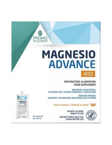 MAGNESIO ADVANCE 400 20 POUCH DA 30 ML