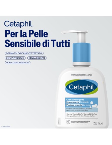 CETAPHIL CREMA DETERGENTE SCHIUMOGENA IDRATANTE 236 ML