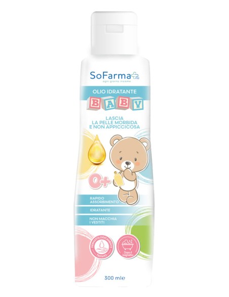 OLIO CORPO/BAGNO BAMBINI 300 ML SOFARMAPIU'