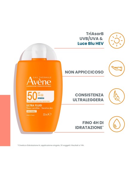 EAU THERMALE AVENE SOLARE ULTRA FLUID SPF50 50 ML