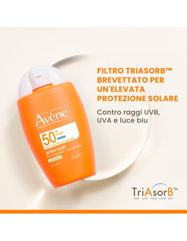 EAU THERMALE AVENE SOLARE ULTRA FLUID SPF50 50 ML