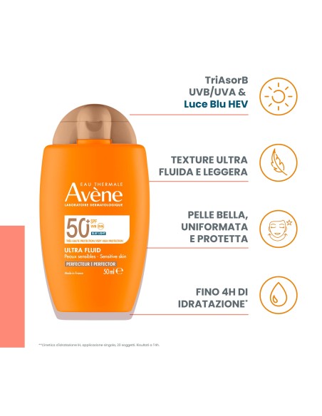 EAU THERMALE AVENE SOLARE ULTRA FLUID PERFEZIONATORE SPF50+ 50 ML