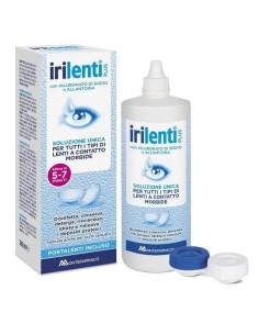 SOLUZIONE UNICA PER LENTI A CONTATTO IRILENTI 360 ML + PORTALENTI
